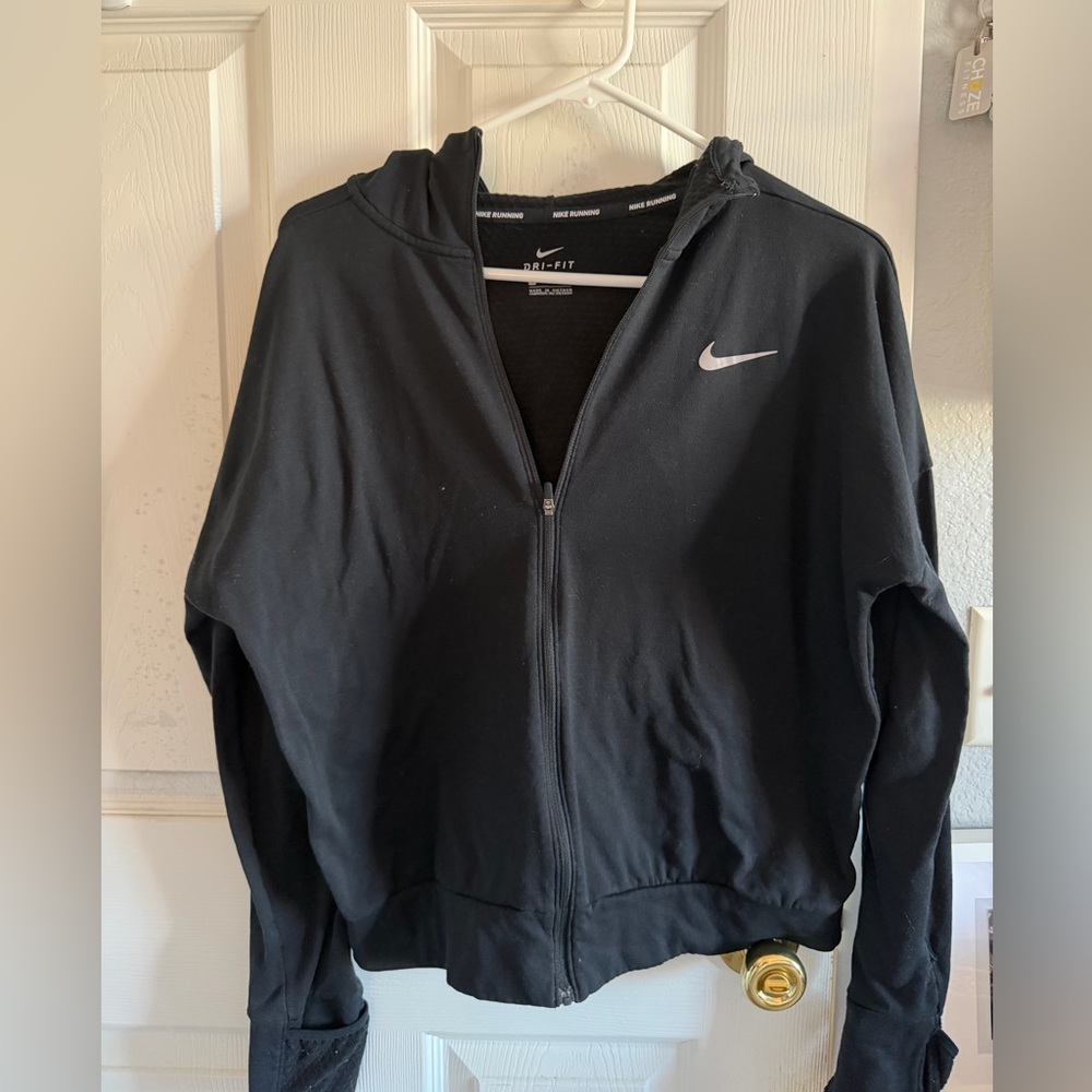 Nike Dri-FIT Black Full-Zip Jacket